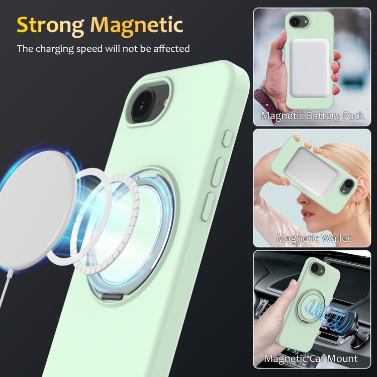 Liquid Silicone MagSafe Phone Case with Rotating Holder, For iPhone 16e, For iPhone 16 Pro Max, For iPhone 16 Pro, For iPhone 16 Plus Apple Accessories engliq4938 iPhone 16e - APEXEL INDIA - Mobile Lens - Mobile Camera Lens - Cellphone Accessories - Phone Lens - Smartphone Lens