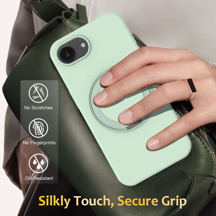 Liquid Silicone MagSafe Phone Case with Rotating Holder, For iPhone 16e, For iPhone 16 Pro Max, For iPhone 16 Pro, For iPhone 16 Plus Apple Accessories engliq4938 iPhone 16e - APEXEL INDIA - Mobile Lens - Mobile Camera Lens - Cellphone Accessories - Phone Lens - Smartphone Lens