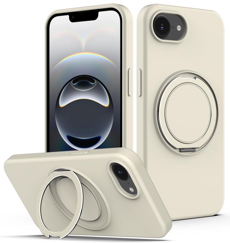 Liquid Silicone MagSafe Phone Case with Rotating Holder, For iPhone 16e, For iPhone 16 Pro Max, For iPhone 16 Pro, For iPhone 16 Plus Apple Accessories engliq4938 iPhone 16e - APEXEL INDIA - Mobile Lens - Mobile Camera Lens - Cellphone Accessories - Phone Lens - Smartphone Lens