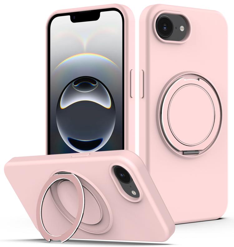 Liquid Silicone MagSafe Phone Case with Rotating Holder, For iPhone 16e, For iPhone 16 Pro Max, For iPhone 16 Pro, For iPhone 16 Plus Apple Accessories engliq4938 iPhone 16e - APEXEL INDIA - Mobile Lens - Mobile Camera Lens - Cellphone Accessories - Phone Lens - Smartphone Lens
