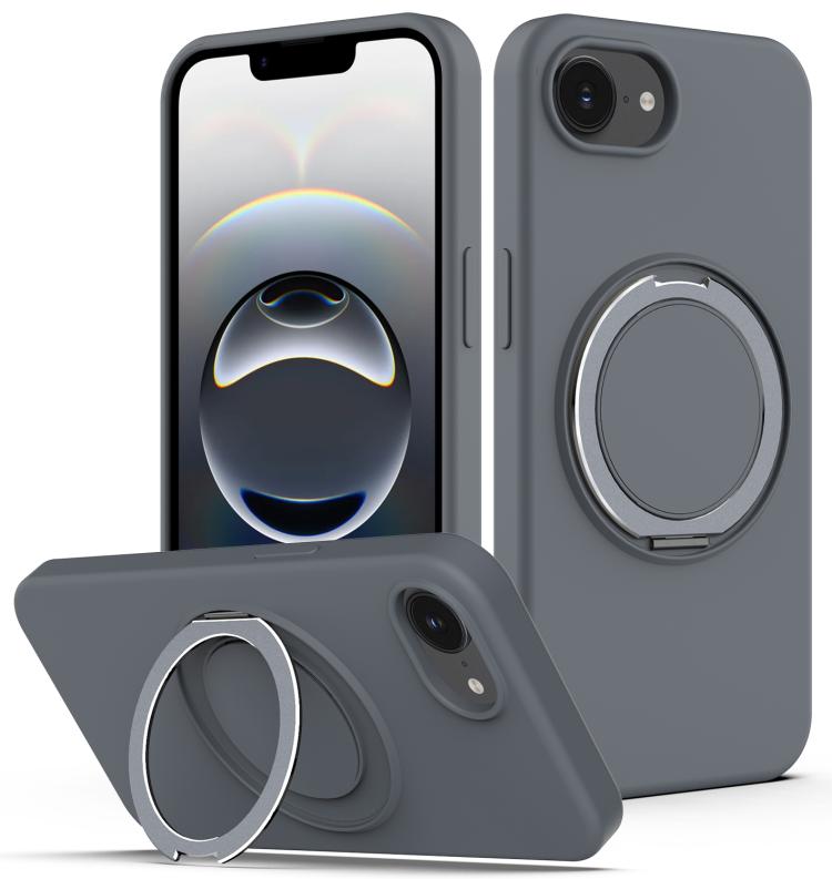 Liquid Silicone MagSafe Phone Case with Rotating Holder, For iPhone 16e, For iPhone 16 Pro Max, For iPhone 16 Pro, For iPhone 16 Plus Apple Accessories engliq4938 iPhone 16e - APEXEL INDIA - Mobile Lens - Mobile Camera Lens - Cellphone Accessories - Phone Lens - Smartphone Lens