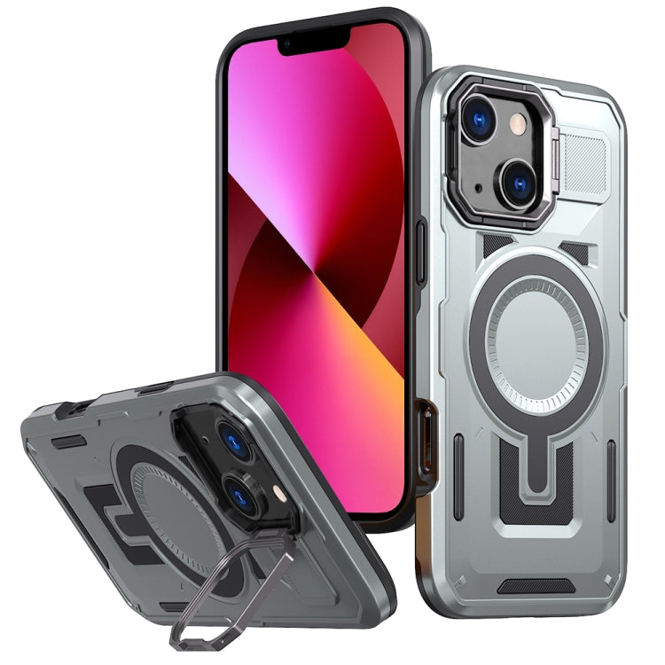 Shield Hollow Frame Holder MagSafe Phone Case, For iPhone 13 Pro, For iPhone 13, For iPhone 12 / 12 Pro Apple Accessories engshi4951 More iPhone Cases - APEXEL INDIA - Mobile Lens - Mobile Camera Lens - Cellphone Accessories - Phone Lens - Smartphone Lens