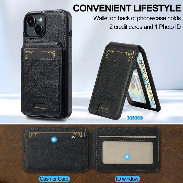 LC.IMEEKE L3 Series Detachable RFID Card Bag Magsafe Phone Case, For iPhone 15, For iPhone 14 / 13, For iPhone 14 Pro Max, For iPhone SE 2022 / 2020 Apple Accessories englc-4954 iPhone 15 - LC.IMEEKE - Mobile Lens - Mobile Camera Lens - Cellphone Accessories - Phone Lens - Smartphone Lens