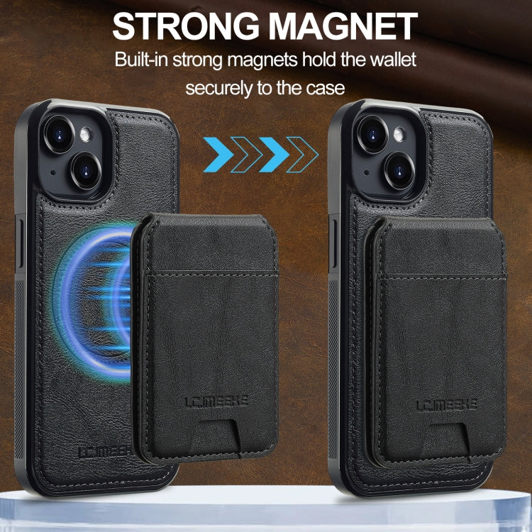 LC.IMEEKE L3 Series Detachable RFID Card Bag Magsafe Phone Case, For iPhone 15, For iPhone 14 / 13, For iPhone 14 Pro Max, For iPhone SE 2022 / 2020 Apple Accessories englc-4954 iPhone 15 - LC.IMEEKE - Mobile Lens - Mobile Camera Lens - Cellphone Accessories - Phone Lens - Smartphone Lens