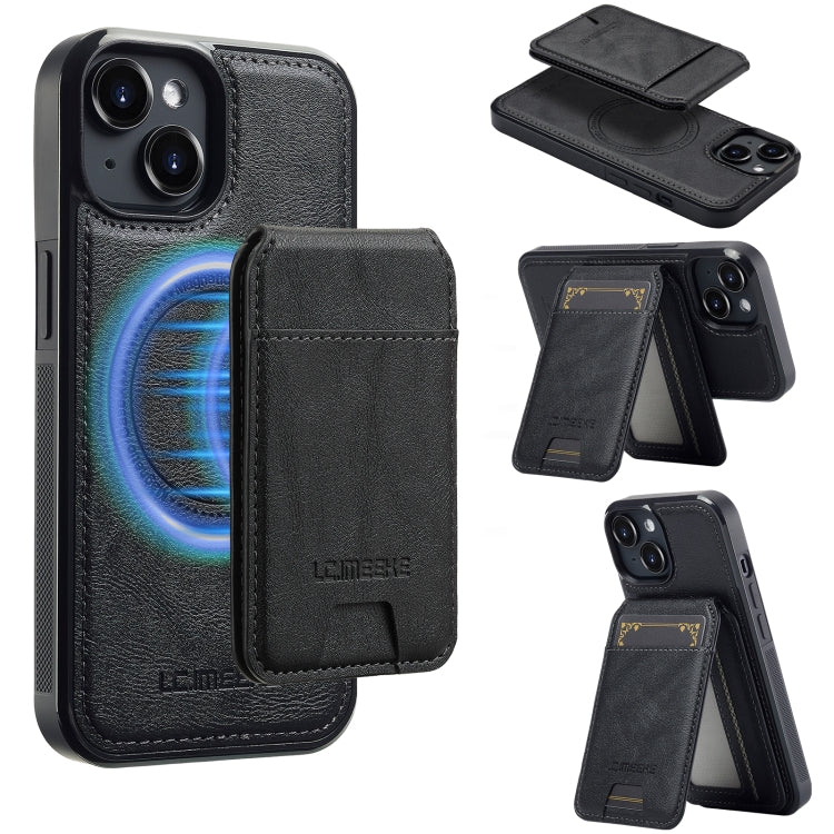 LC.IMEEKE L3 Series Detachable RFID Card Bag Magsafe Phone Case, For iPhone 15, For iPhone 14 / 13, For iPhone 14 Pro Max, For iPhone SE 2022 / 2020 Apple Accessories englc-4954 iPhone 15 - LC.IMEEKE - Mobile Lens - Mobile Camera Lens - Cellphone Accessories - Phone Lens - Smartphone Lens