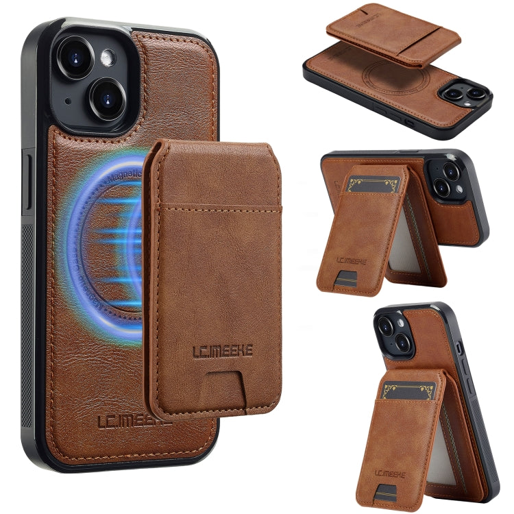 LC.IMEEKE L3 Series Detachable RFID Card Bag Magsafe Phone Case, For iPhone 15, For iPhone 14 / 13, For iPhone 14 Pro Max, For iPhone SE 2022 / 2020 Apple Accessories englc-4954 iPhone 15 - LC.IMEEKE - Mobile Lens - Mobile Camera Lens - Cellphone Accessories - Phone Lens - Smartphone Lens