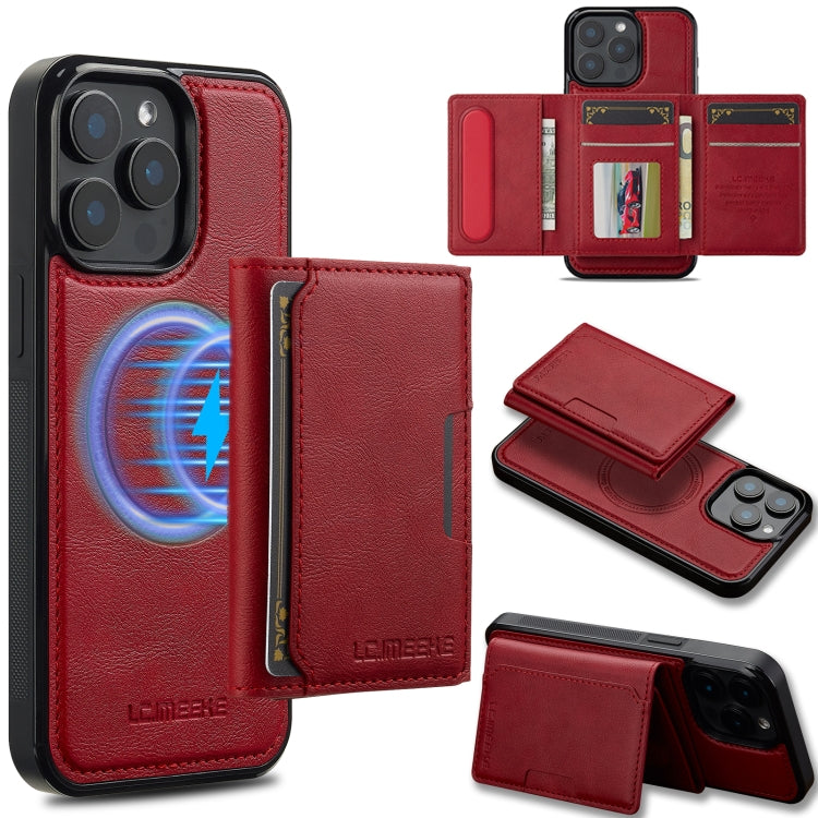 LC.IMEEKE L5 Series Detachable RFID Card Bag Magsafe Phone Case, iPhone 16e, For iPhone 15 Pro Max, For iPhone 15 Pro, For iPhone 15 Plus / 14 Plus Apple Accessories englc-4966 iPhone 16e - LC.IMEEKE - Mobile Lens - Mobile Camera Lens - Cellphone Accessories - Phone Lens - Smartphone Lens