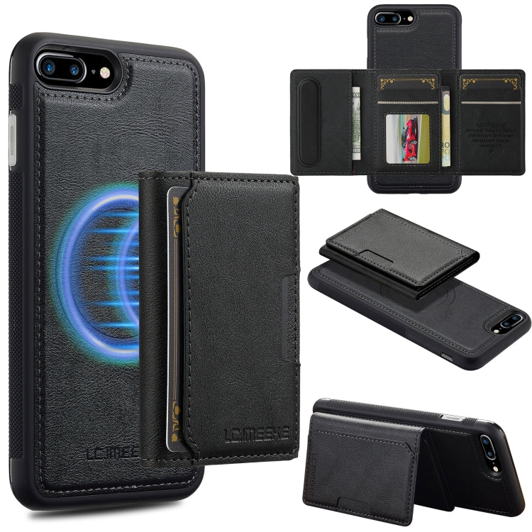 LC.IMEEKE L5 Series Detachable RFID Card Bag Magsafe Phone Case, For iPhone XS Max, For iPhone 8 Plus / 7 Plus Apple Accessories englc-5658 More iPhone Cases - LC.IMEEKE - Mobile Lens - Mobile Camera Lens - Cellphone Accessories - Phone Lens - Smartphone Lens