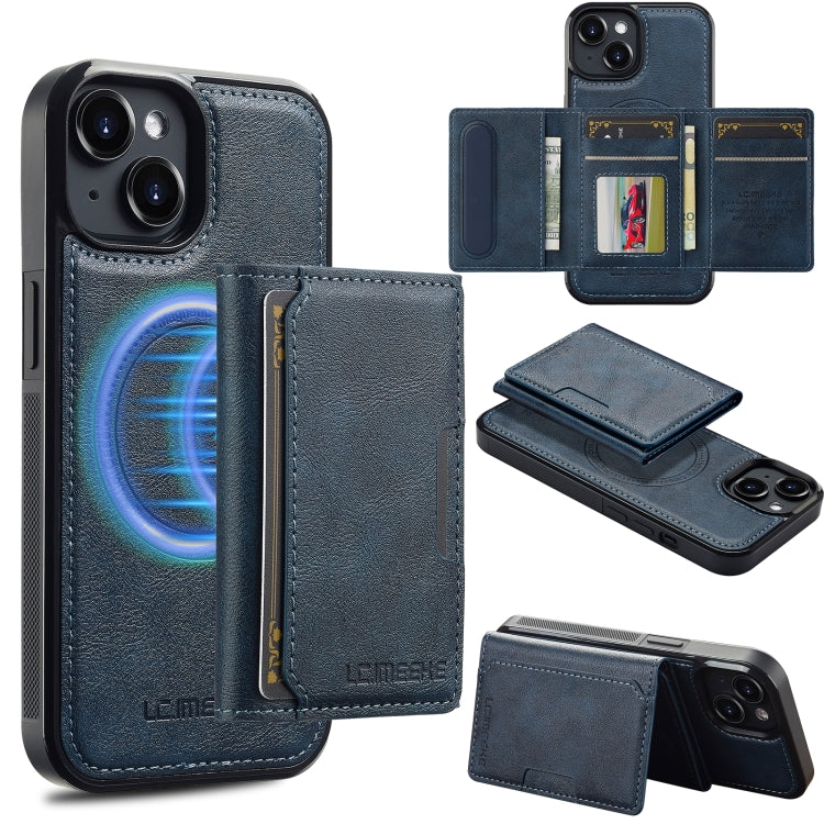 LC.IMEEKE L5 Series Detachable RFID Card Bag Magsafe Phone Case, iPhone 16e, For iPhone 15 Pro Max, For iPhone 15 Pro, For iPhone 15 Plus / 14 Plus Apple Accessories englc-4966 iPhone 16e - LC.IMEEKE - Mobile Lens - Mobile Camera Lens - Cellphone Accessories - Phone Lens - Smartphone Lens