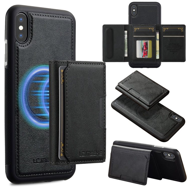 LC.IMEEKE L5 Series Detachable RFID Card Bag Magsafe Phone Case, For iPhone XS Max, For iPhone 8 Plus / 7 Plus Apple Accessories englc-5658 More iPhone Cases - LC.IMEEKE - Mobile Lens - Mobile Camera Lens - Cellphone Accessories - Phone Lens - Smartphone Lens