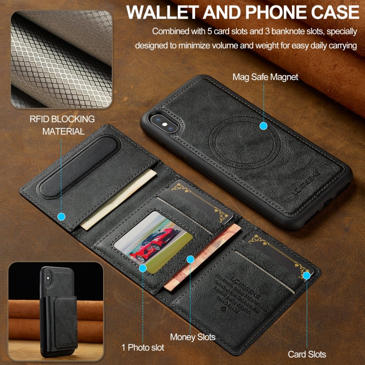 LC.IMEEKE L5 Series Detachable RFID Card Bag Magsafe Phone Case, For iPhone XS Max, For iPhone 8 Plus / 7 Plus Apple Accessories englc-5658 More iPhone Cases - LC.IMEEKE - Mobile Lens - Mobile Camera Lens - Cellphone Accessories - Phone Lens - Smartphone Lens