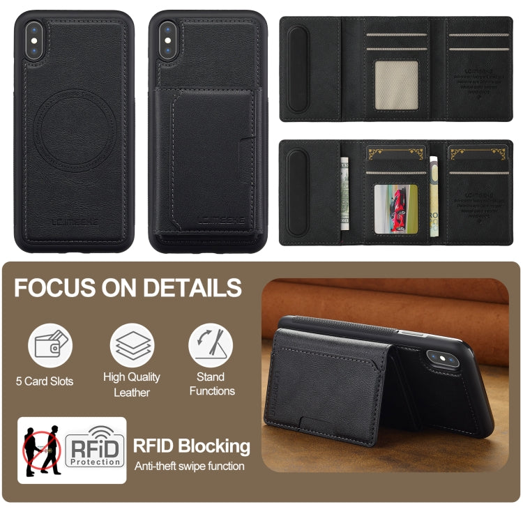 LC.IMEEKE L5 Series Detachable RFID Card Bag Magsafe Phone Case, For iPhone XS Max, For iPhone 8 Plus / 7 Plus Apple Accessories englc-5658 More iPhone Cases - LC.IMEEKE - Mobile Lens - Mobile Camera Lens - Cellphone Accessories - Phone Lens - Smartphone Lens