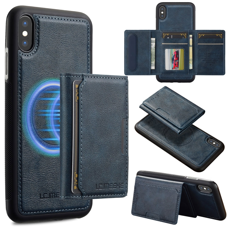 LC.IMEEKE L5 Series Detachable RFID Card Bag Magsafe Phone Case, For iPhone XS Max, For iPhone 8 Plus / 7 Plus Apple Accessories englc-5658 More iPhone Cases - LC.IMEEKE - Mobile Lens - Mobile Camera Lens - Cellphone Accessories - Phone Lens - Smartphone Lens