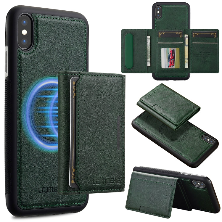 LC.IMEEKE L5 Series Detachable RFID Card Bag Magsafe Phone Case, For iPhone XS Max, For iPhone 8 Plus / 7 Plus Apple Accessories englc-5658 More iPhone Cases - LC.IMEEKE - Mobile Lens - Mobile Camera Lens - Cellphone Accessories - Phone Lens - Smartphone Lens