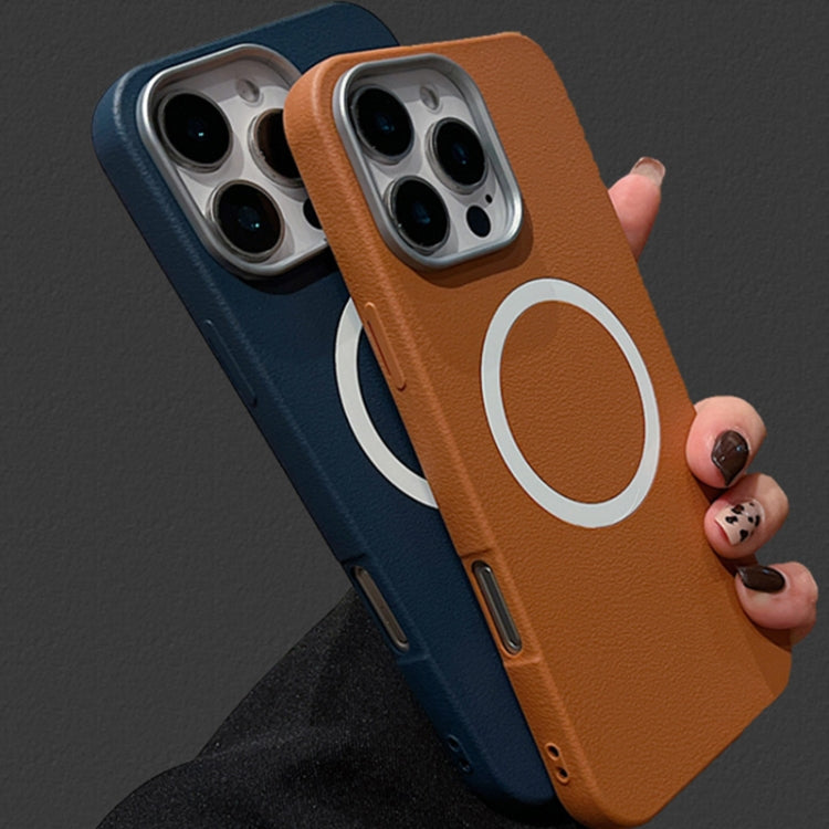 Leather Texture Design MagSafe Full Coverage Phone Case, For iPhone 16 Pro Max, For iPhone 16 Pro, For iPhone 16 Plus Apple Accessories englea4961 iPhone 16 Pro Max - APEXEL INDIA - Mobile Lens - Mobile Camera Lens - Cellphone Accessories - Phone Lens - Smartphone Lens