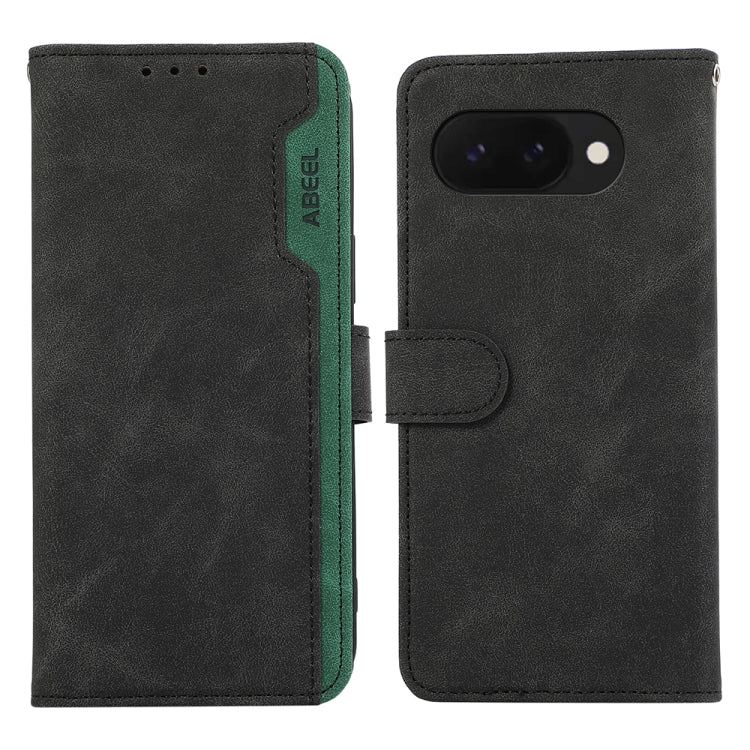 ABEEL Color Block Magnetic RFID Leather Phone Case, For Google Pixel 9a
