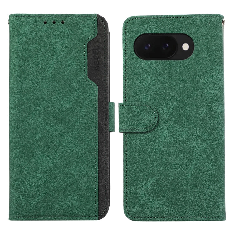 ABEEL Color Block Magnetic RFID Leather Phone Case, For Google Pixel 9a