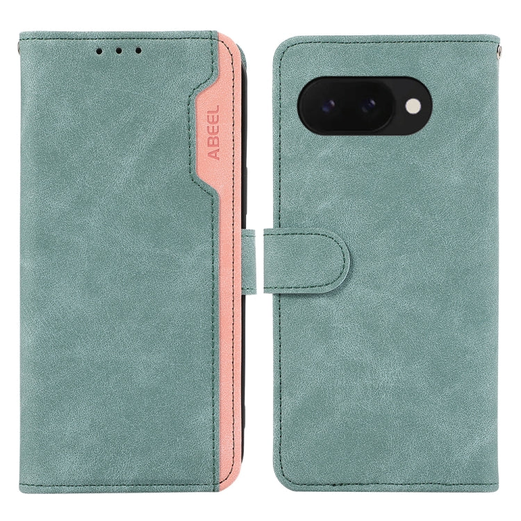 ABEEL Color Block Magnetic RFID Leather Phone Case, For Google Pixel 9a
