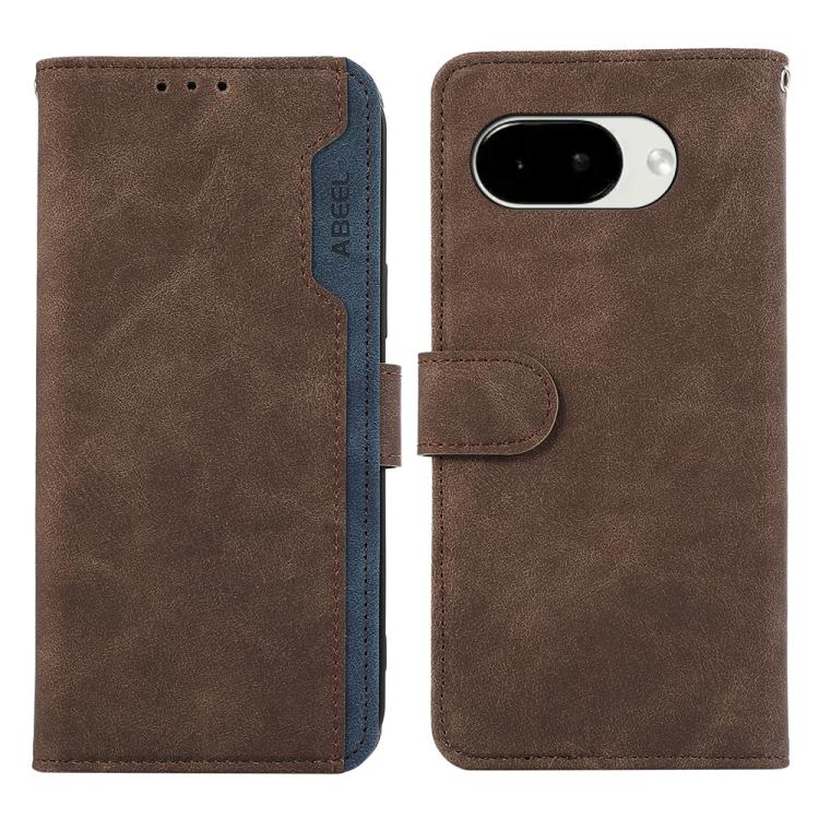 ABEEL Color Block Magnetic RFID Leather Phone Case, For Google Pixel 10a, For Google Pixel 9a Mobile Accessories - APEXEL INDIA - Mobile Lens - Mobile Camera Lens - Cellphone Accessories - Phone Lens - Smartphone Lens