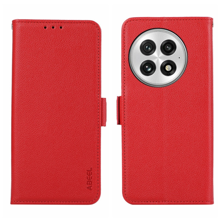 ABEEL Side-Magnetic Litchi Pattern Leather RFID Phone Case, For OnePlus Ace 5 Pro / Ace 5, For OnePlus 13 engabe3795 Mobile Accessories - APEXEL INDIA - Mobile Lens - Mobile Camera Lens - Cellphone Accessories - Phone Lens - Smartphone Lens