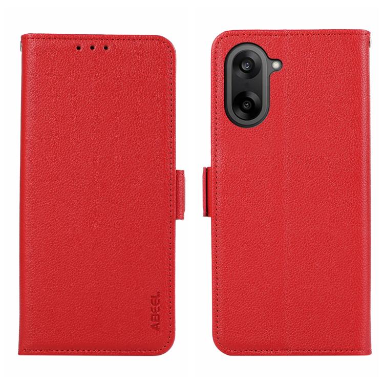 ABEEL Side-Magnetic Litchi Pattern Leather RFID Phone Case engabe6021 OnePlus & OPPO Accessories - APEXEL INDIA - Mobile Lens - Mobile Camera Lens - Cellphone Accessories - Phone Lens - Smartphone Lens
