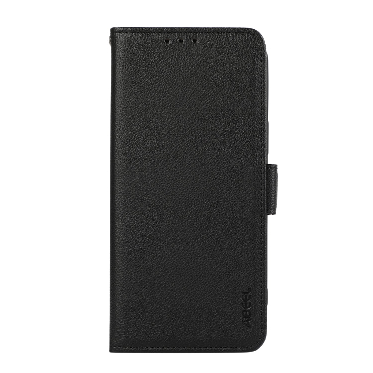 ABEEL Side-Magnetic Litchi Pattern Leather RFID Phone Case, For Google Pixel 9a engabe3796 Mobile Accessories - APEXEL INDIA - Mobile Lens - Mobile Camera Lens - Cellphone Accessories - Phone Lens - Smartphone Lens