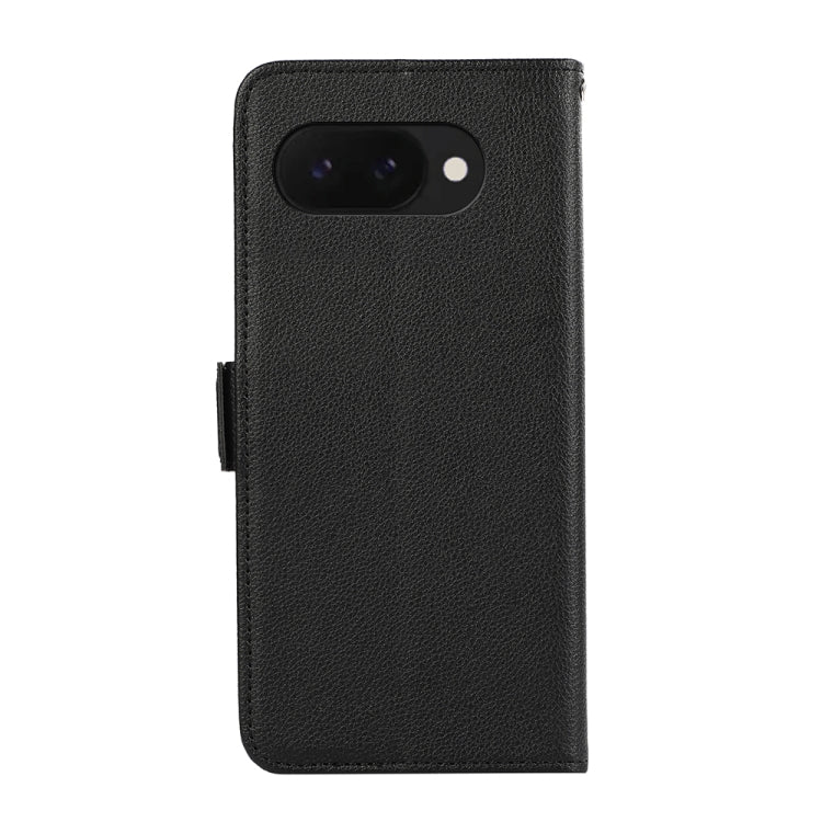 ABEEL Side-Magnetic Litchi Pattern Leather RFID Phone Case, For Google Pixel 9a engabe3796 Mobile Accessories - APEXEL INDIA - Mobile Lens - Mobile Camera Lens - Cellphone Accessories - Phone Lens - Smartphone Lens