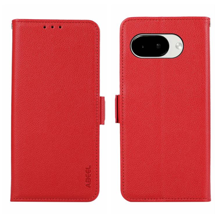 ABEEL Side-Magnetic Litchi Pattern Leather RFID Phone Case, For Google Pixel 11 Pro XL, For Google Pixel 11 / 11 Pro, For Google Pixel 10a, For Google Pixel 9a