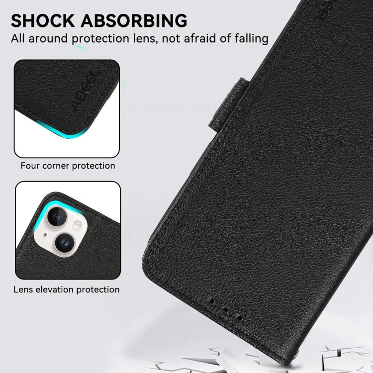ABEEL Side-Magnetic Litchi Pattern Leather RFID Phone Case, For Google Pixel 11 Pro XL, For Google Pixel 11 / 11 Pro, For Google Pixel 10a, For Google Pixel 9a