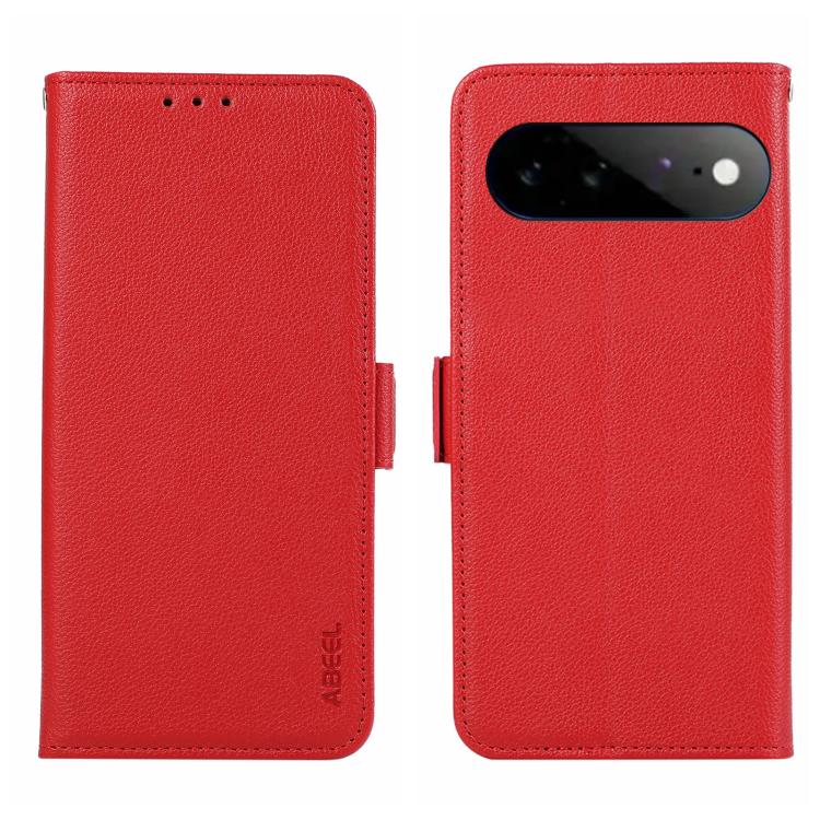 ABEEL Side-Magnetic Litchi Pattern Leather RFID Phone Case, For Google Pixel 11 Pro XL, For Google Pixel 11 / 11 Pro, For Google Pixel 10a, For Google Pixel 9a