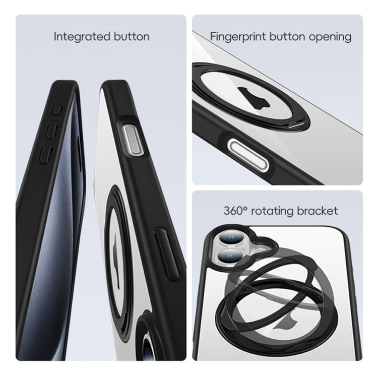 High Transparency 360 Degree Rotating Holder MagSafe Phone Case, For iPhone 11 Apple Accessories enghig4984 More iPhone Cases - APEXEL INDIA - Mobile Lens - Mobile Camera Lens - Cellphone Accessories - Phone Lens - Smartphone Lens