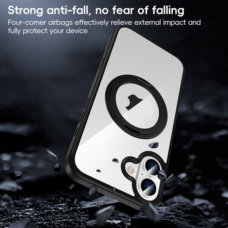 High Transparency 360 Degree Rotating Holder MagSafe Phone Case, For iPhone 11 Apple Accessories enghig4984 More iPhone Cases - APEXEL INDIA - Mobile Lens - Mobile Camera Lens - Cellphone Accessories - Phone Lens - Smartphone Lens
