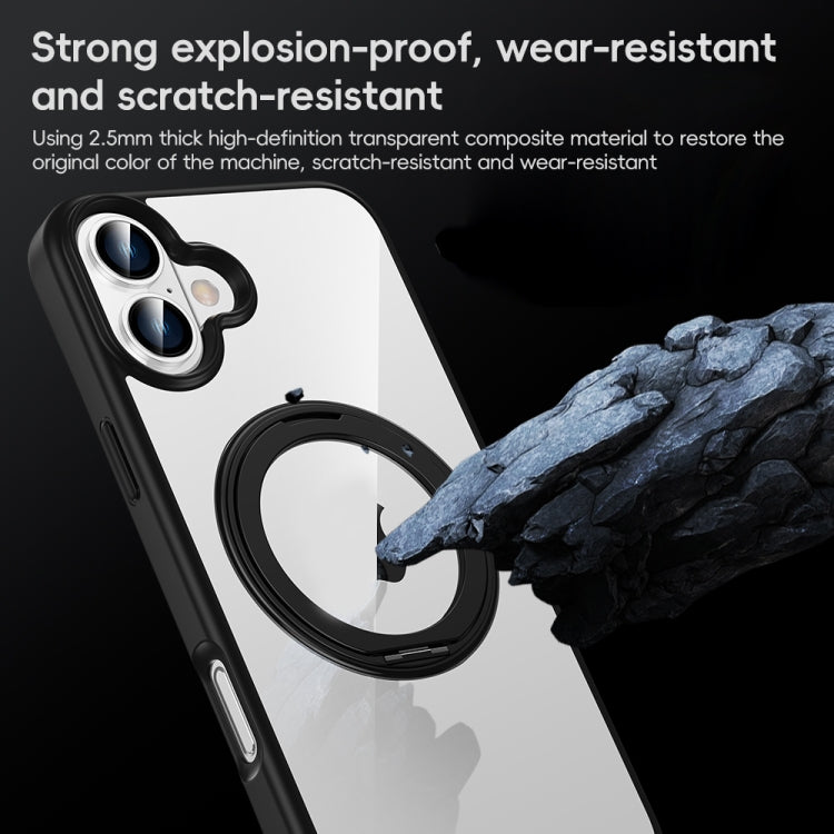 High Transparency 360 Degree Rotating Holder MagSafe Phone Case, For iPhone 11 Apple Accessories enghig4984 More iPhone Cases - APEXEL INDIA - Mobile Lens - Mobile Camera Lens - Cellphone Accessories - Phone Lens - Smartphone Lens