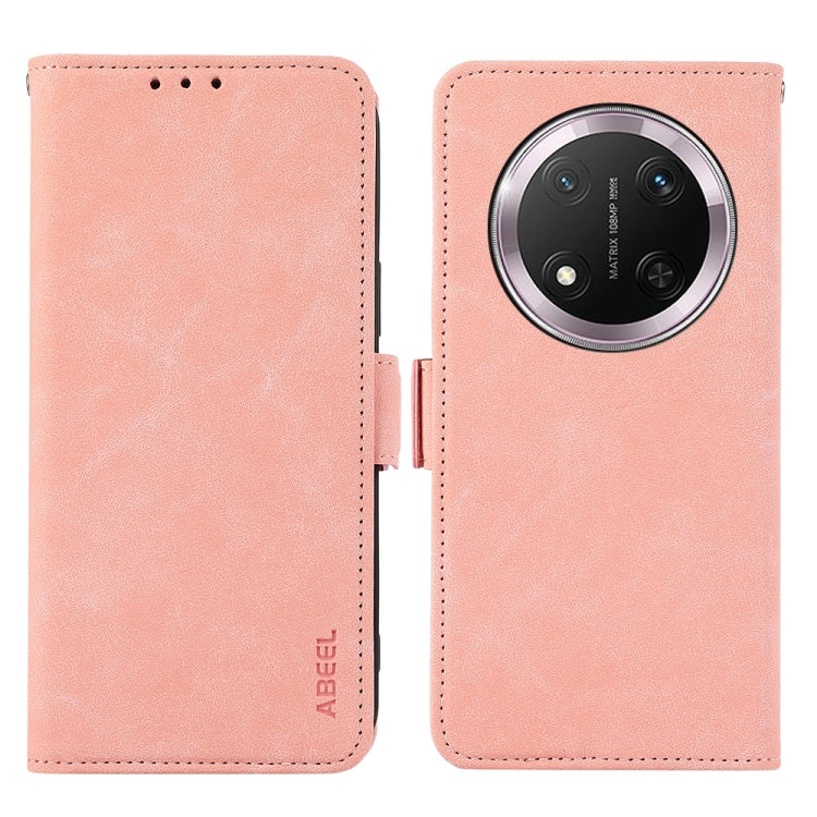 ABEEL Frosted Magnetic RFID Leather Phone Case, For Honor 400 Global 156.5mm, For Honor X9C 5G Global Mobile Accessories - APEXEL INDIA - Mobile Lens - Mobile Camera Lens - Cellphone Accessories - Phone Lens - Smartphone Lens