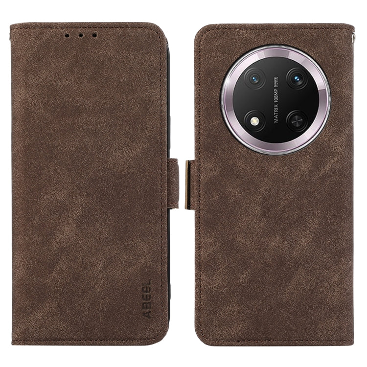 ABEEL Frosted Magnetic RFID Leather Phone Case, For Honor 400 Lite, For Honor 400, For Honor X9C 5G Global engabe3799 Mobile Accessories - APEXEL INDIA - Mobile Lens - Mobile Camera Lens - Cellphone Accessories - Phone Lens - Smartphone Lens