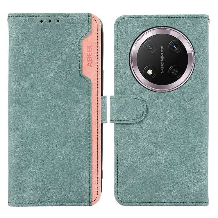 ABEEL Color Block Magnetic RFID Leather Phone Case, For Honor 400 Lite, For Honor 400, For Honor X9C 5G Global engabe3783 Mobile Accessories - APEXEL INDIA - Mobile Lens - Mobile Camera Lens - Cellphone Accessories - Phone Lens - Smartphone Lens