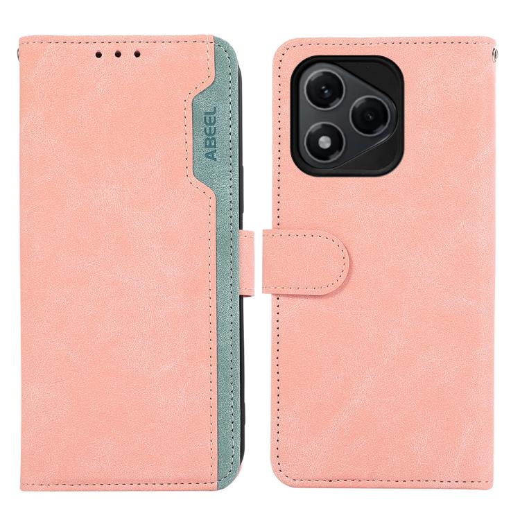 ABEEL Color Block Magnetic RFID Leather Phone Case, For Honor 400 Lite, For Honor 400, For Honor X9C 5G Global engabe3783 Mobile Accessories - APEXEL INDIA - Mobile Lens - Mobile Camera Lens - Cellphone Accessories - Phone Lens - Smartphone Lens