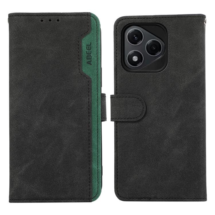 ABEEL Color Block Magnetic RFID Leather Phone Case, For Honor 400 Lite, For Honor 400, For Honor X9C 5G Global engabe3783 Mobile Accessories - APEXEL INDIA - Mobile Lens - Mobile Camera Lens - Cellphone Accessories - Phone Lens - Smartphone Lens