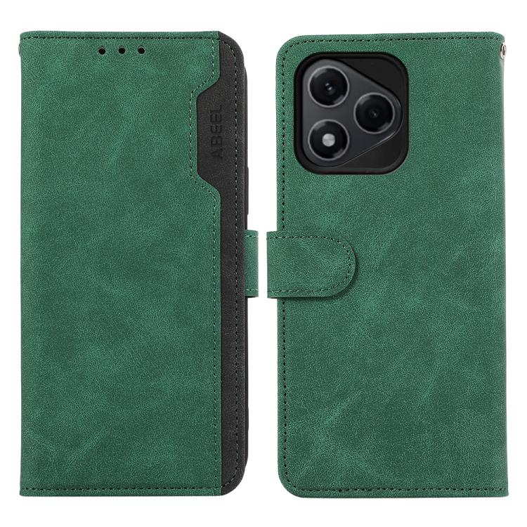 ABEEL Color Block Magnetic RFID Leather Phone Case, For Honor 400 Lite, For Honor 400, For Honor X9C 5G Global engabe3783 Mobile Accessories - APEXEL INDIA - Mobile Lens - Mobile Camera Lens - Cellphone Accessories - Phone Lens - Smartphone Lens