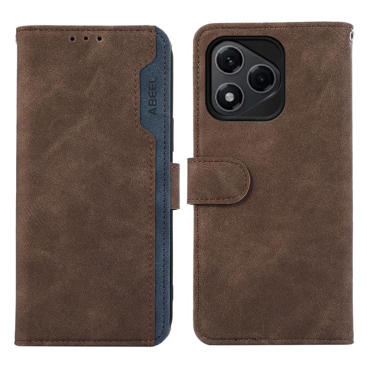 ABEEL Color Block Magnetic RFID Leather Phone Case, For Honor 400 Lite, For Honor 400, For Honor X9C 5G Global engabe3783 Mobile Accessories - APEXEL INDIA - Mobile Lens - Mobile Camera Lens - Cellphone Accessories - Phone Lens - Smartphone Lens