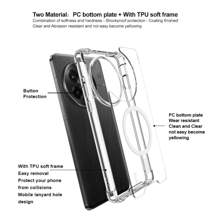imak Space Shield PC + TPU Airbag Shockproof MagSafe Phone Case OnePlus & OPPO Accessories - imak - Mobile Lens - Mobile Camera Lens - Cellphone Accessories - Phone Lens - Smartphone Lens