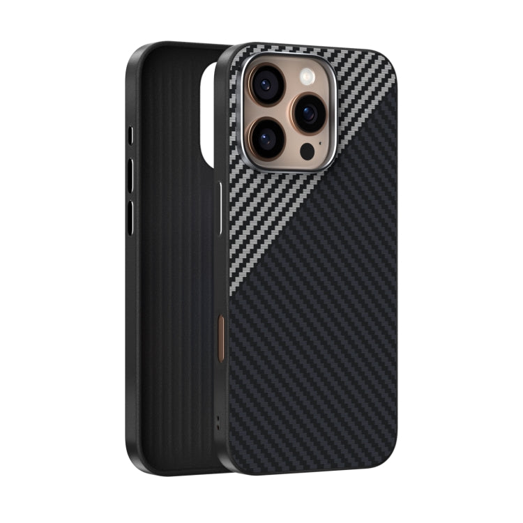 ABEEL C Carbon Fiber Series 6D Micro Relief MagSafe Phone Case, For iPhone 13 Pro, For iPhone 13