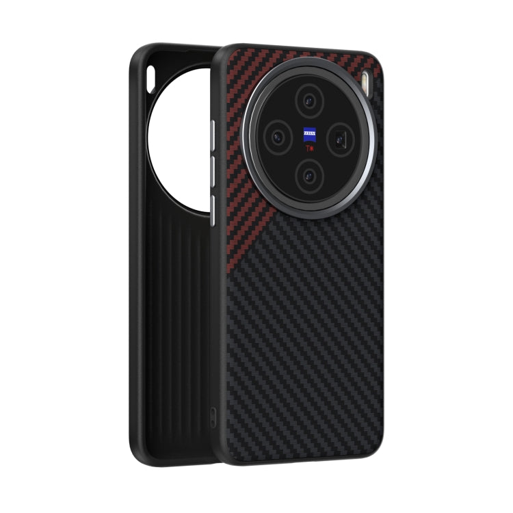 ABEEL C Carbon Fiber Series 6D Micro Relief MagSafe Phone Case, For vivo iQOO 15, For vivo X300 Pro, For vivo X300, For vivo S20, For vivo S20 Pro, For vivo X200