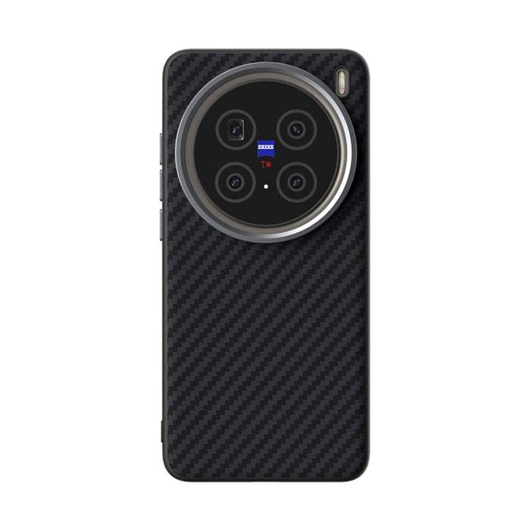 ABEEL C Carbon Fiber Series 6D Micro Relief MagSafe Phone Case, For vivo X200 Pro