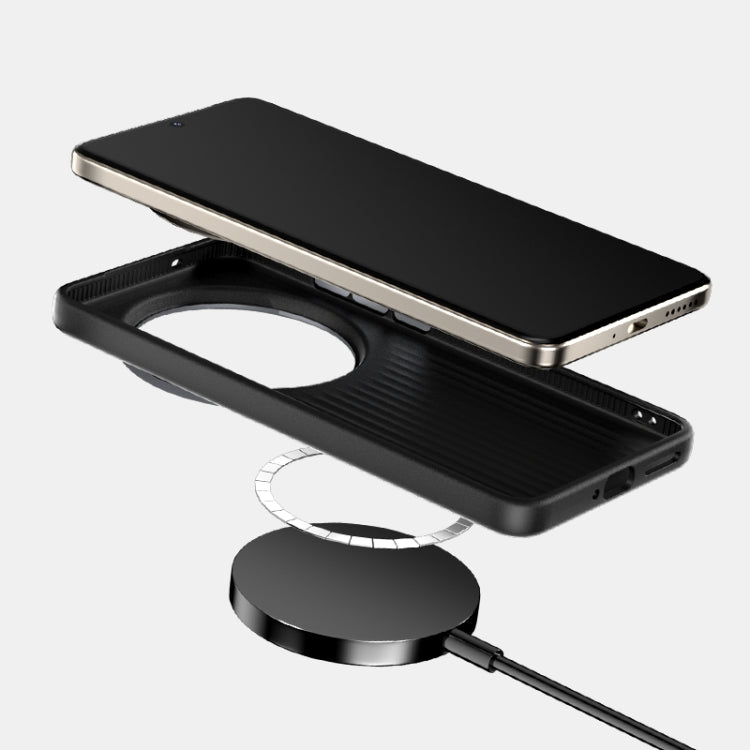 ABEEL C Carbon Fiber Series 6D Micro Relief MagSafe Phone Case, For vivo X200 Pro mini, For vivo X200 Pro