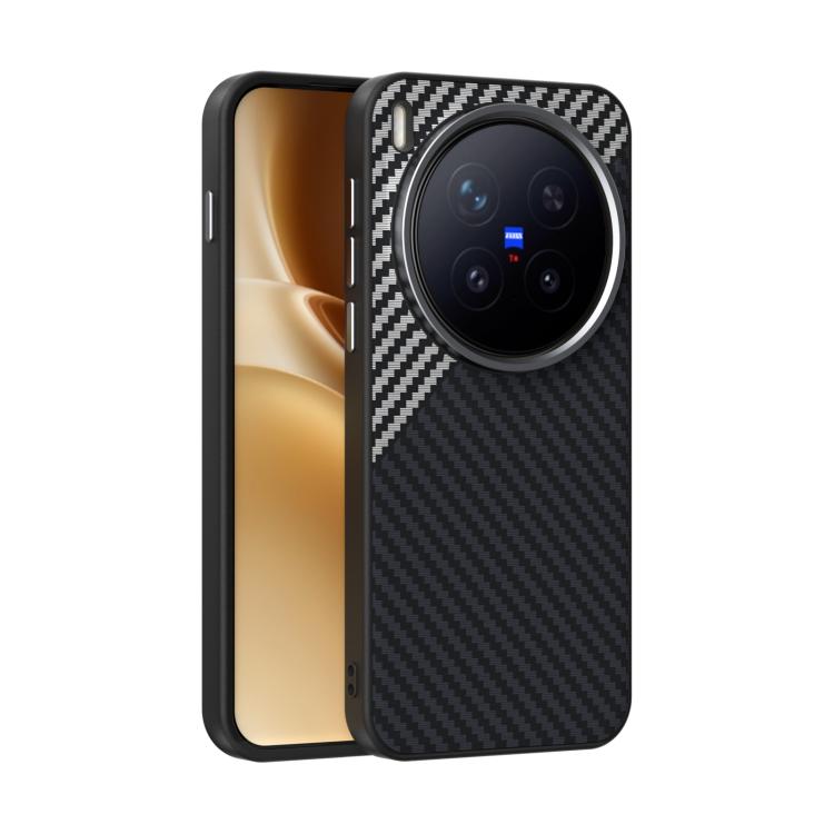 ABEEL C Carbon Fiber Series 6D Micro Relief MagSafe Phone Case, For vivo X300 Pro, For vivo X300, For vivo S20, For vivo S20 Pro, For vivo X200, For vivo X200 Pro mini
