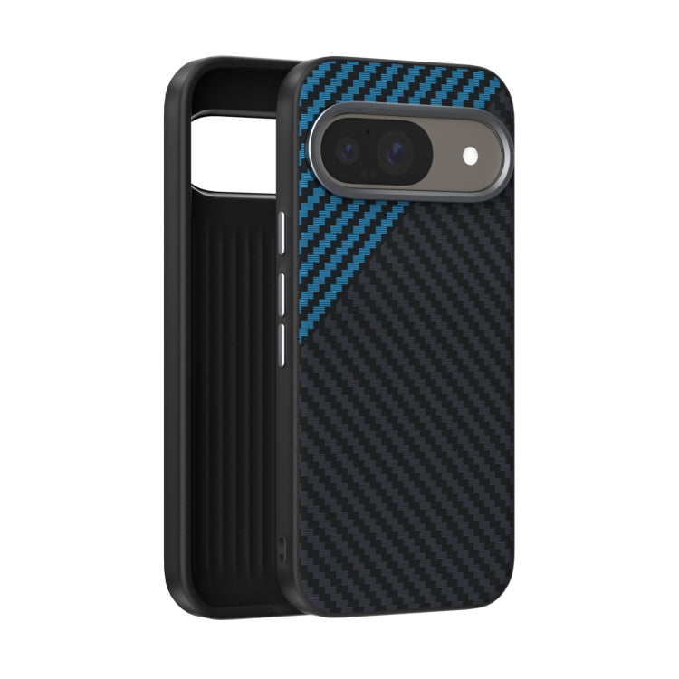 ABEEL C Carbon Fiber Series 6D Micro Relief MagSafe Phone Case, For Google Pixel 9 Pro, For Google Pixel 9