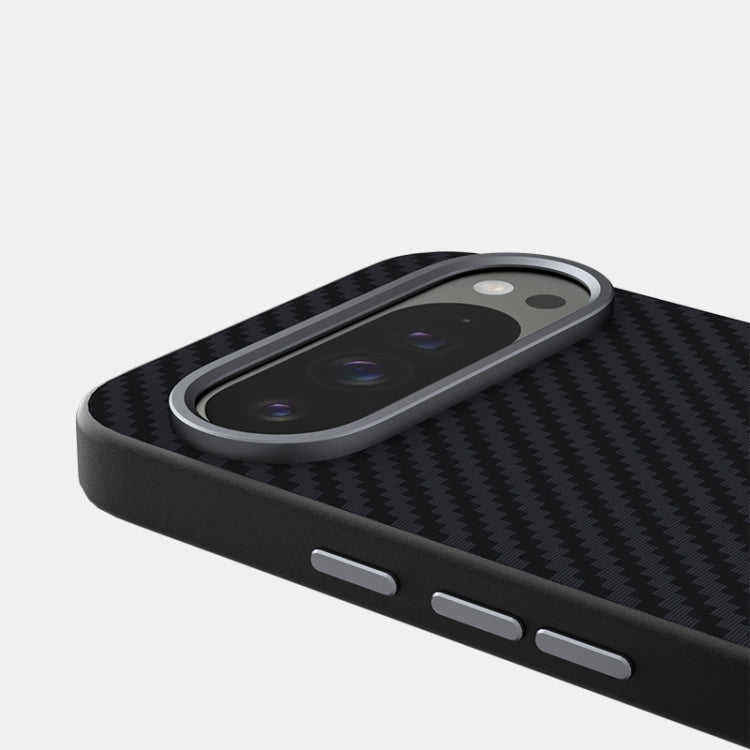 ABEEL C Carbon Fiber Series 6D Micro Relief MagSafe Phone Case, For Google Pixel 9 Pro, For Google Pixel 9