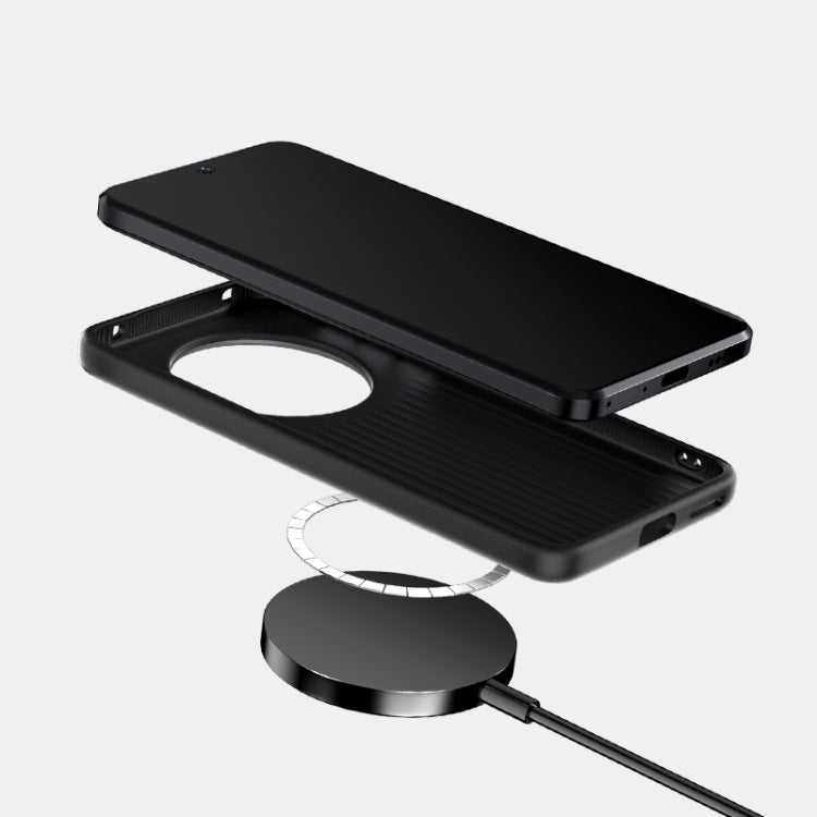 ABEEL C Carbon Fiber Series 6D Micro Relief MagSafe Phone Case Mobile Accessories - APEXEL INDIA - Mobile Lens - Mobile Camera Lens - Cellphone Accessories - Phone Lens - Smartphone Lens