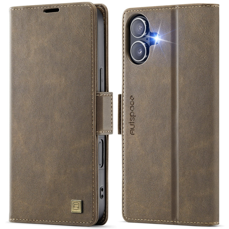 AutSpace A11 Side Buckle MagSafe Magnetic RFID Phone Leather Case, For iPhone 16e, For iPhone 16 Pro Max, For iPhone 16 Pro, For iPhone 16 Plus, For iPhone 16, For iPhone 15 Pro Max Apple Accessories engaut5042 iPhone 16e - AutSpace - Mobile Lens - Mobile Camera Lens - Cellphone Accessories - Phone Lens - Smartphone Lens